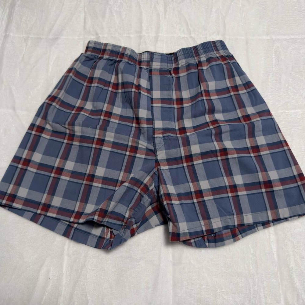 George Men's Plaid Boxers